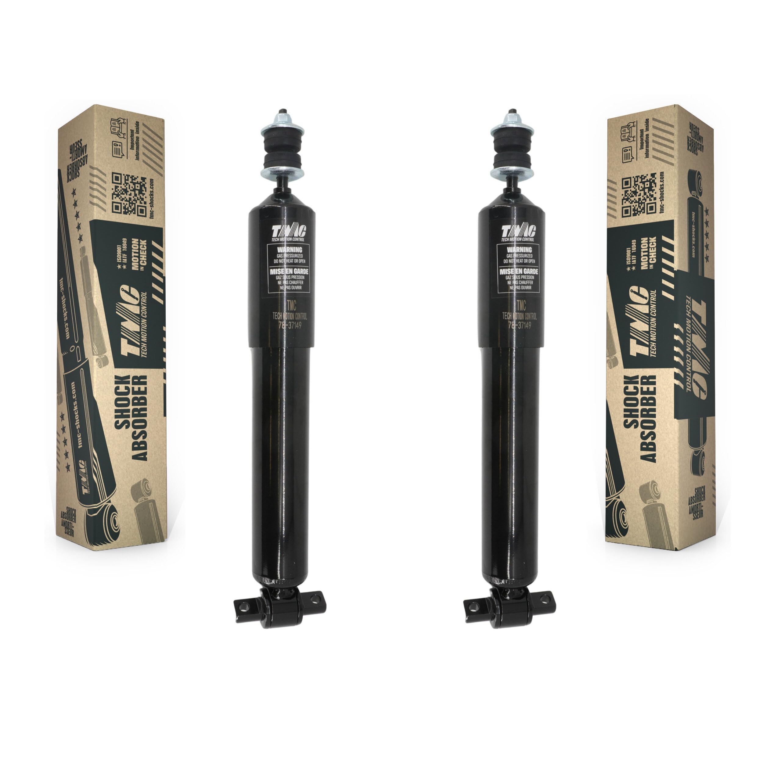 TMC Rear Suspension Shock Absorbers Pair Replacement For Honda Civic - Left Right Side (Driver Passenger) K78-100412 — view 108