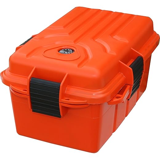 MTM Survivor Dry Box with O-Ring Seal (Orange, Large)