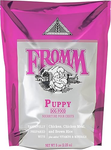 Miniatura 1 de Fromm Classic Puppy Dog Food - Alimento seco prémium para cachorros de razas grandes, medianas y pequeñas, receta de pollo, 5 libras