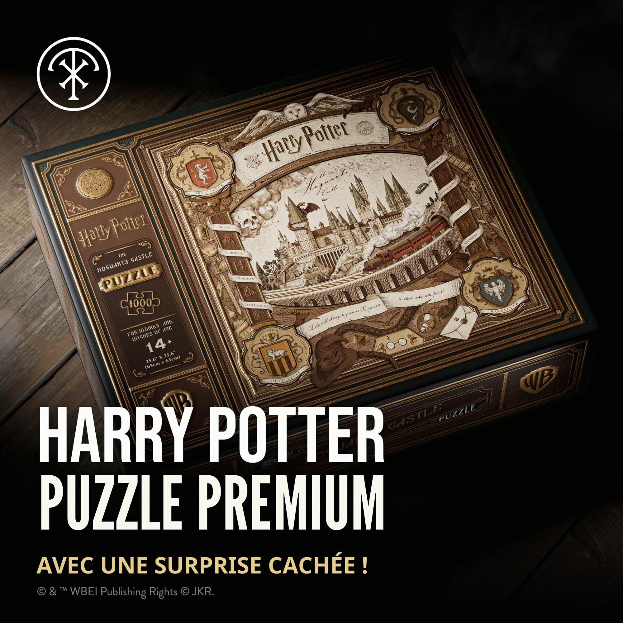 Theory11 Puzzle Harry Potter – 1 000 Pièces – Marchandises et Objets de Collection sous Licence Officielle – Ajustement précis et qualité supérieure – Puzzle intermédiaire
