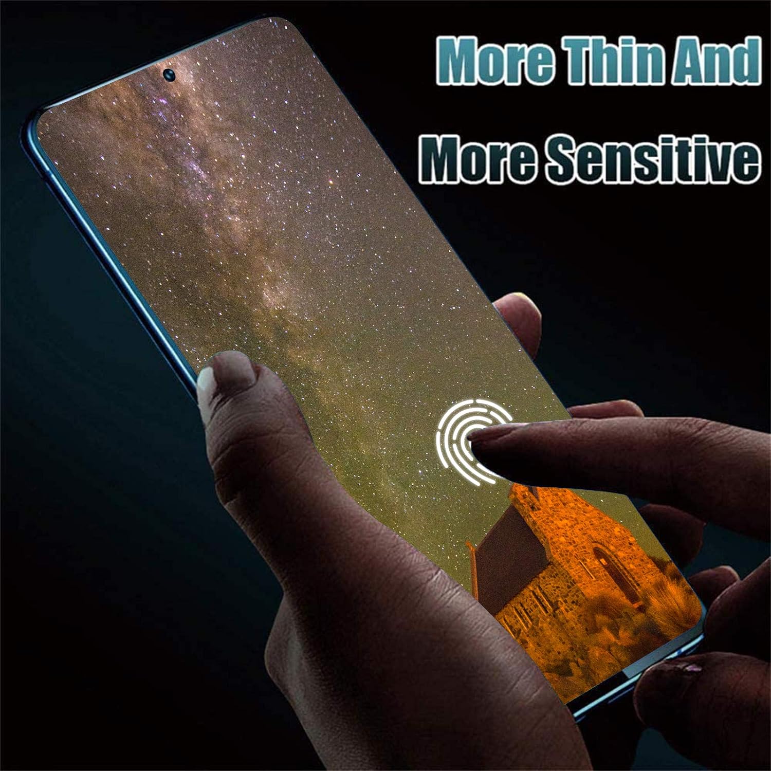 Galaxy S10 Plus Tempered Glass Screen Protector[2 Pack] + 1 Pack Camera Lens Protector Support Fingerprint for Samsung Galaxy S10 Plus