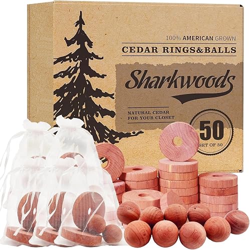 Natural Cedar Rings and Balls Set