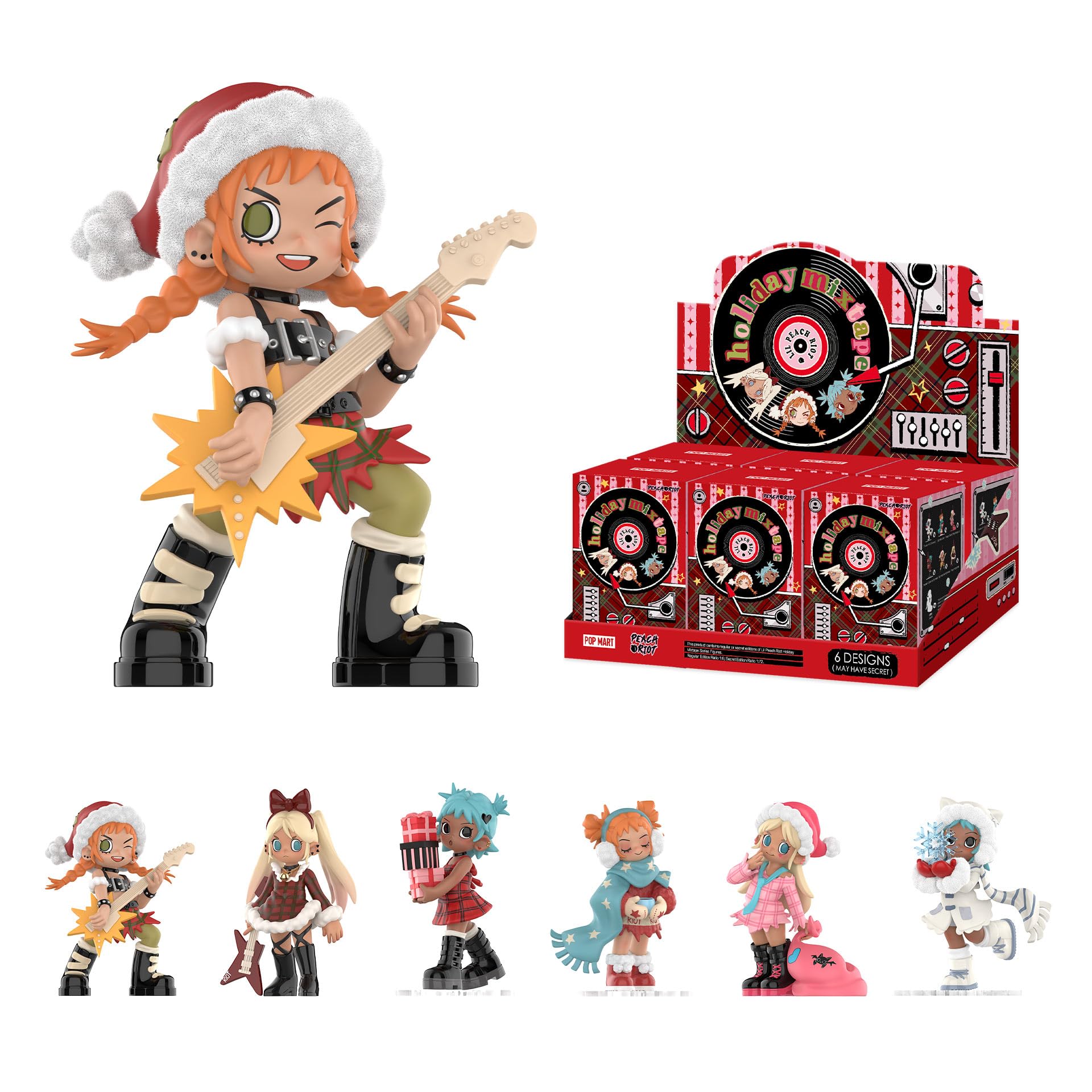 POP MART Lil Peach Riot Holiday Mixtape Series Blind Box Figures