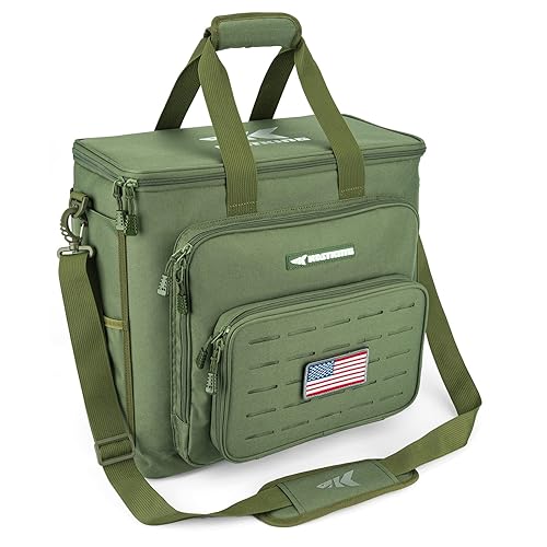 KastKing Fishing Tackle Bags - Saltwater & Freshwater Fishing Bags - Water Resistant, Padded Shoulder Strap - Gear Storage