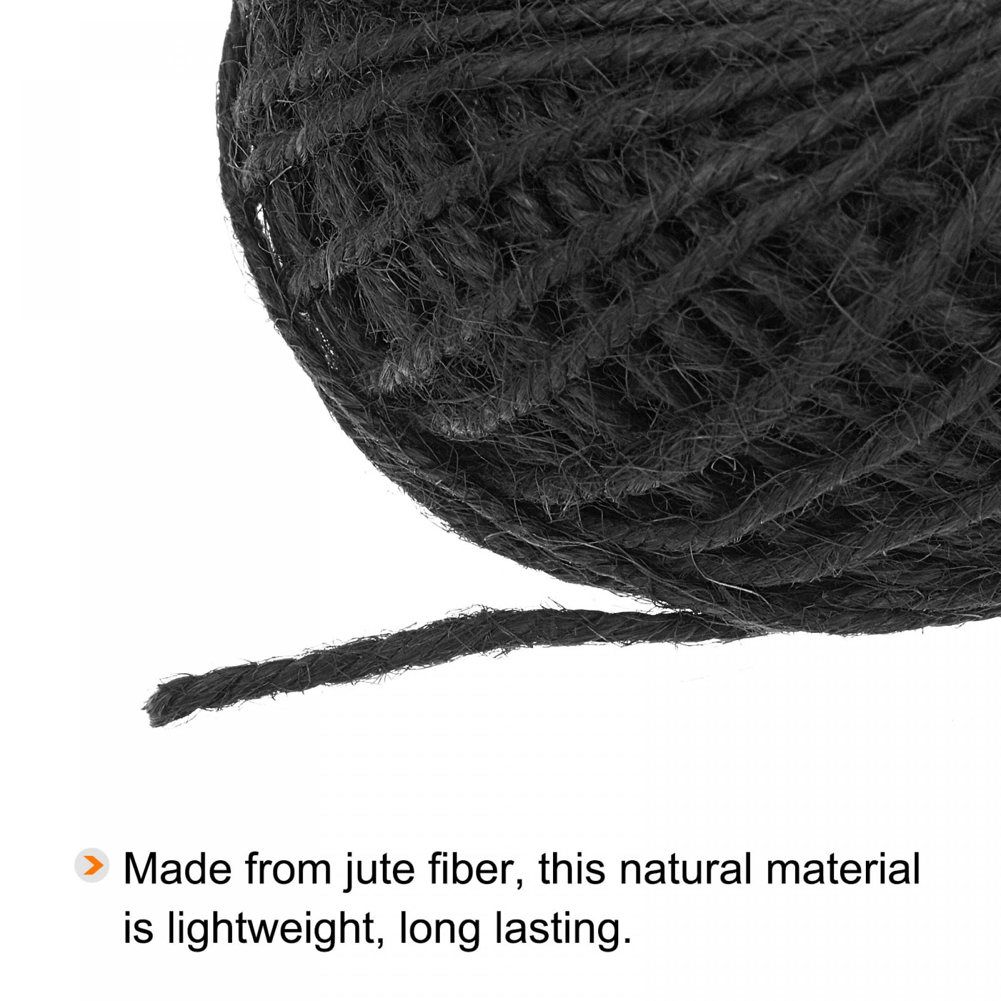 Ficelle De Jute Naturelle 100 Mètres X 3 Mm - Solide, Pour Emballage Cadeau, Décoration Mariage, Noël, Loisirs Créatifs (orange) - 9
