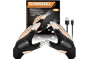 FATHER'S DAY Rechargeable LED Flashlight Gloves, Gifts for Men, Cool Gadget Tool Gifts