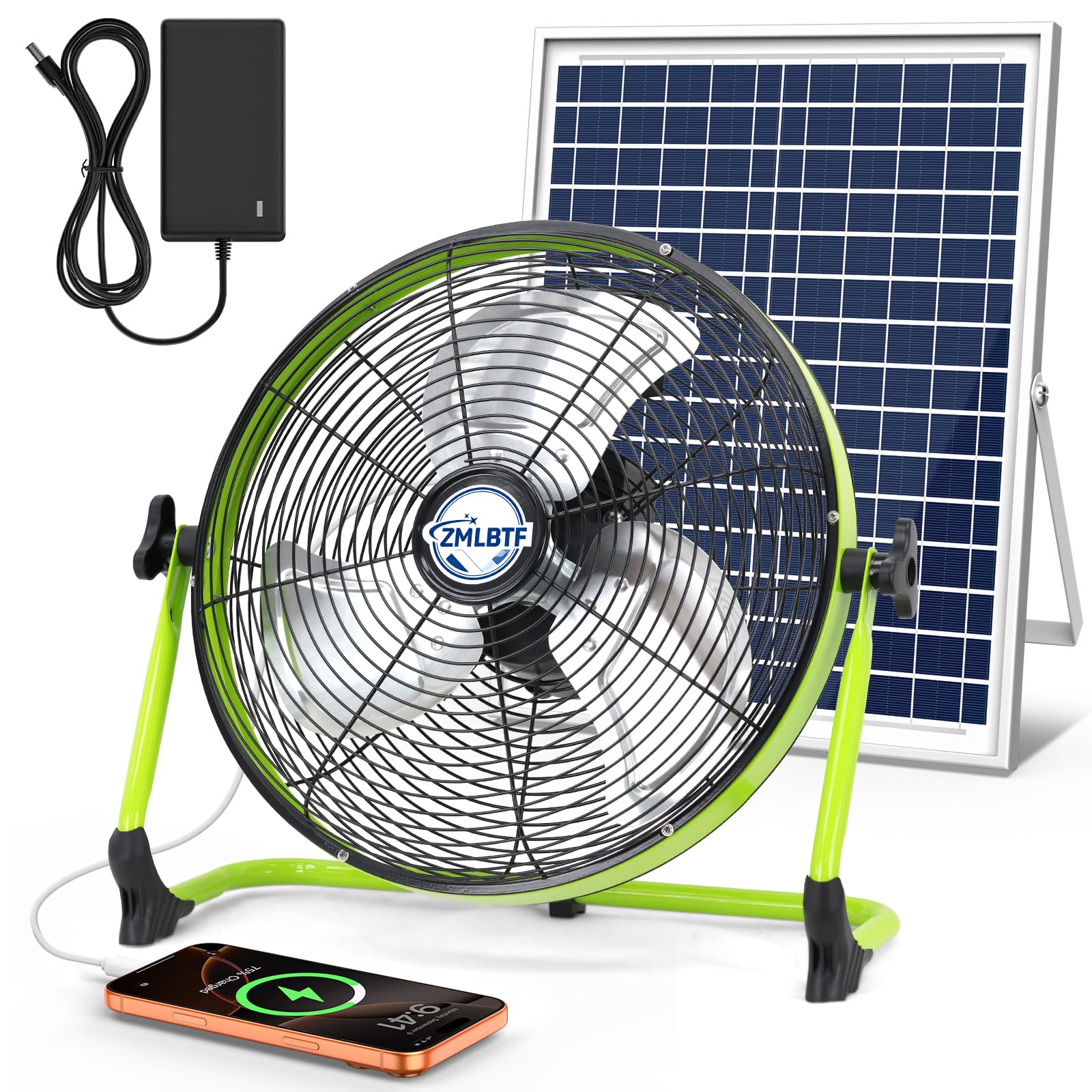 14' ZMLBTF Solar Powered Fan