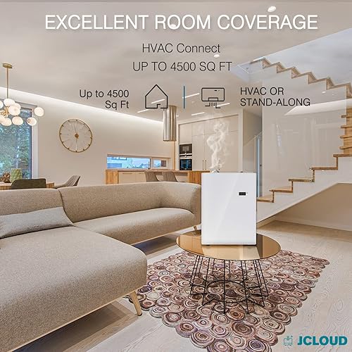 Miniatura 5 de JCLOUD Smart Scent Air Machine Pro para el hogar, difusor de aroma HVAC para aceites esenciales, 16.9fl oz con sistema de difusión nebulizante,