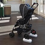 Automatic Stroller Rocker Attachment – Infant Soother for Babies 0-12 Months – Rechargeable, Remote Control, Two Soothing Modes – Single-Wheel Lightweight Strollers Only