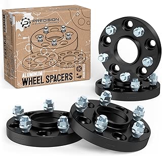 StanceMagic 0.75 inch Hubcentric 5x4.75 Wheel Spacers with Lip (70.5mm Bore, 12x1.5 Studs Nuts) Compatible with Chevy Blazer Camaro Corvette S10 GMC S15 Jimmy Pontiac Trans Am - Black 20mm 4pcs - coolthings.us