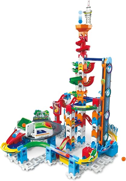 VTech Marble Rush Super Sky Tower XL300 E Kit de piste à billes