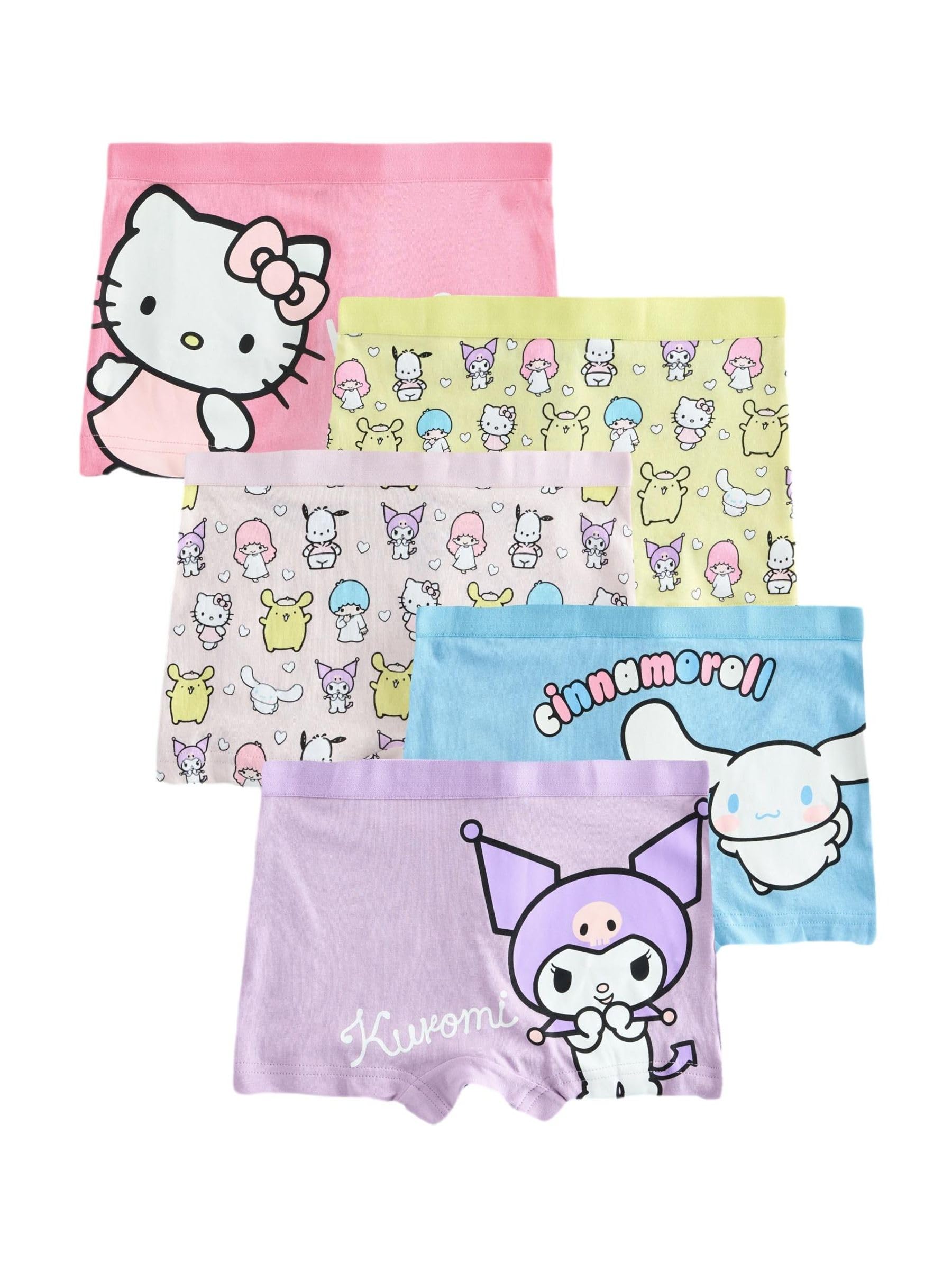 NEXT Ragazza Confezione da 5 Shorts di Hello Kitty