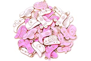 Set of 36 Cowboy Boot Charms for Jewelry Creations