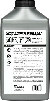 Deer Stopper II Garden Animal Repellent - Safe & Effective, All Natural Food Grade Ingredients; Repels Deer Elk, and Moose; Easy to Use, 32 fl. oz. Liquid Concentrate