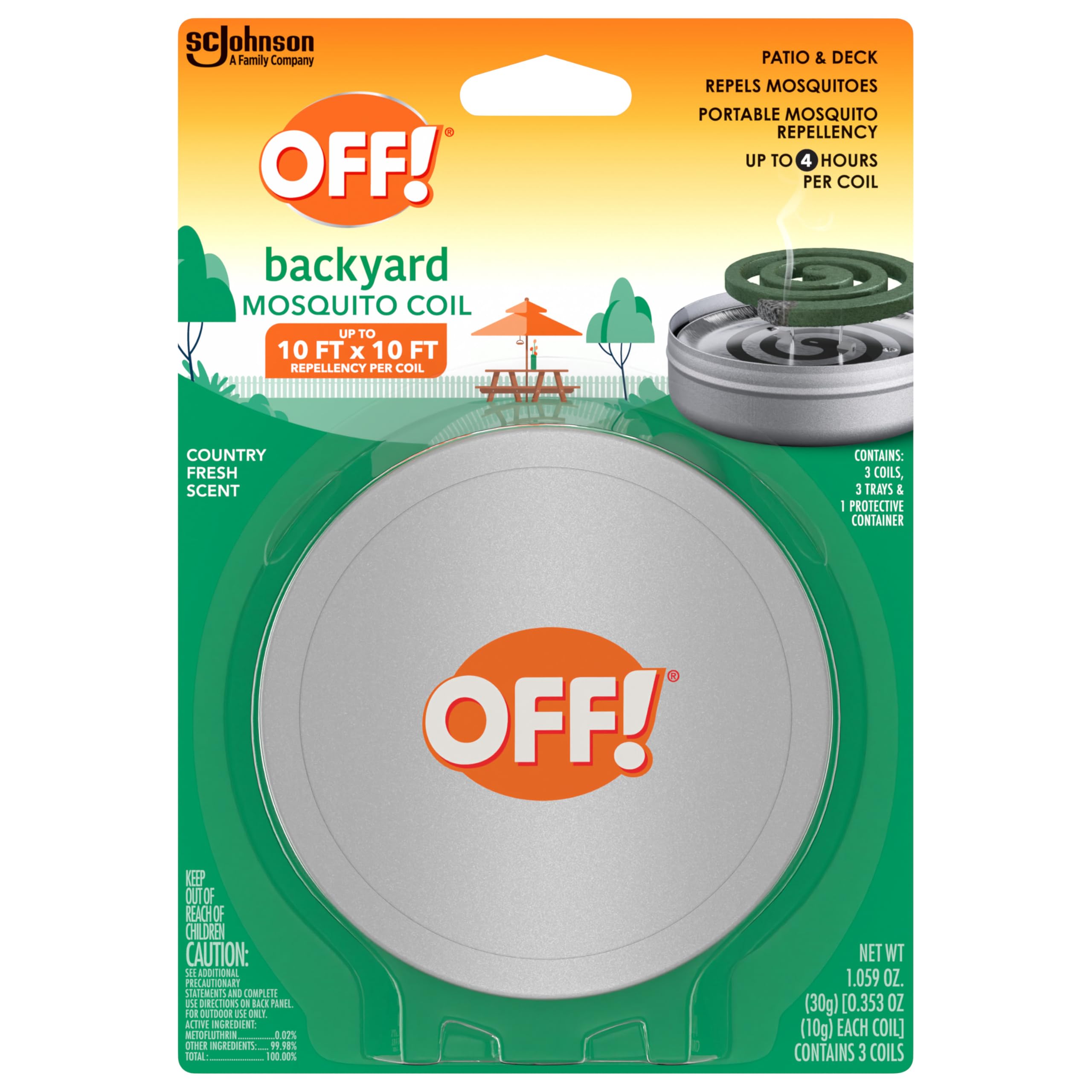 Amazon.com : OFF! Backyard Mosquito Coils with Trays and