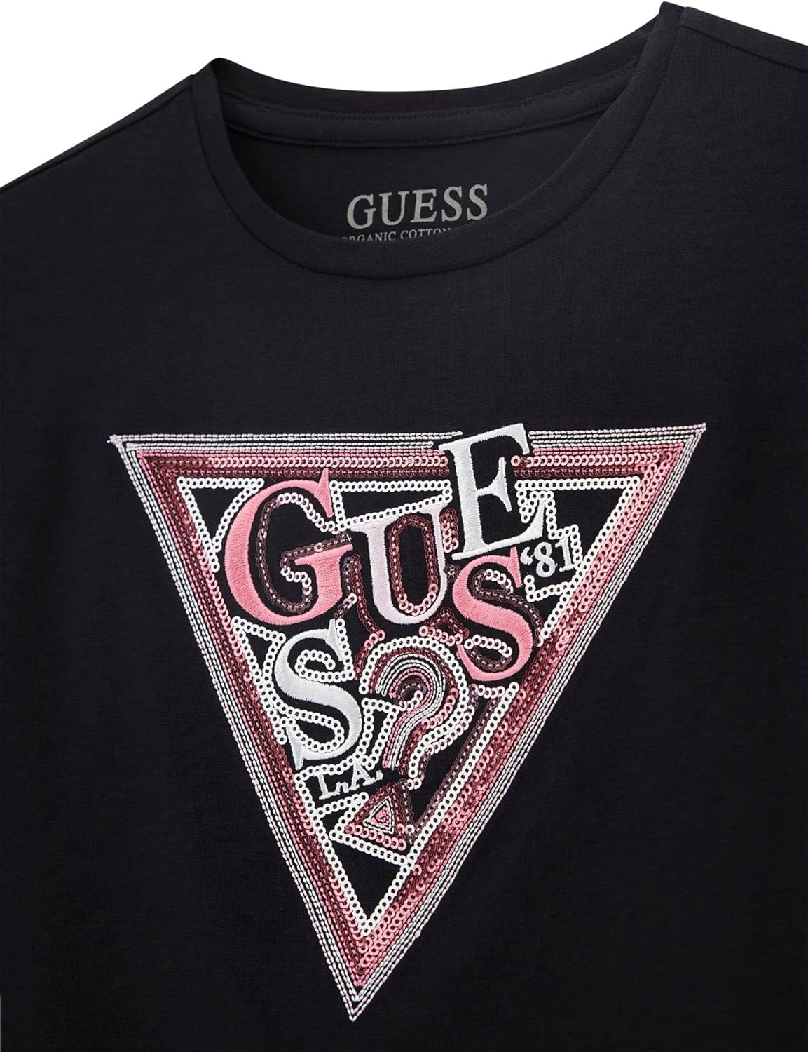Guess Girls Short Sleeve Midi T-Shirt - Image 3