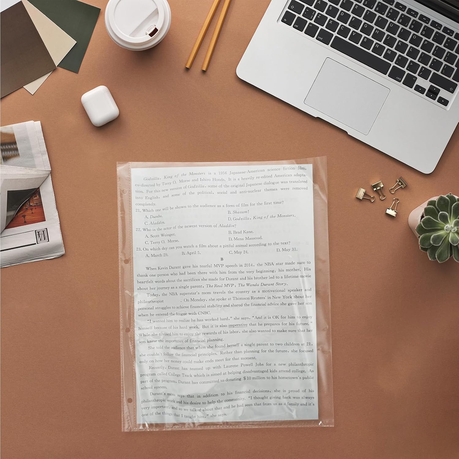 HOMSFOU 50pcs Reusable Photo Sleeves for Card Storage Looseleaf Six Holes Photo Album Pages with Convenient Postcard Pockets Made of Sturdy Pp Material Protective Film and Id Cards