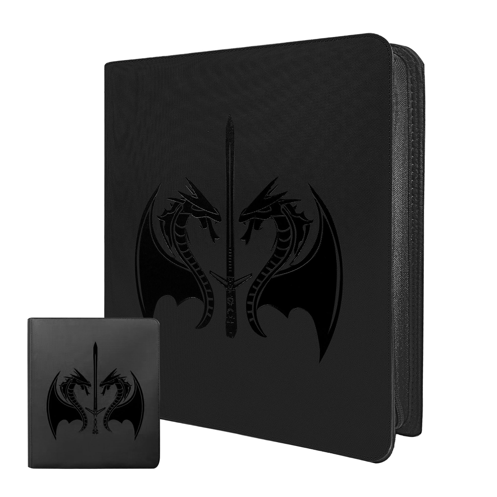 TopDeck TopLoader Folder, 9 Pocket Holds 360Toploaders,Card Holders for Trading Cards,MTG/Yugioh/TCG Cards (Contemporary) Hochzeitsalben，WallTrust RFID， Bank Cards (Klassisch)