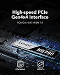 Lexar NQ790 SSD 1TB, M.2 2280 PCIe Gen4x4 NVMe 1.4 Internal Solid State Drive, Up to 7000MB/s Read 6000MB/s Write for Intense Workloads, PS5 PC Gaming