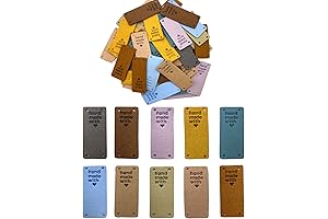 WiYould Personalized Leather Tags for Crochet Hats