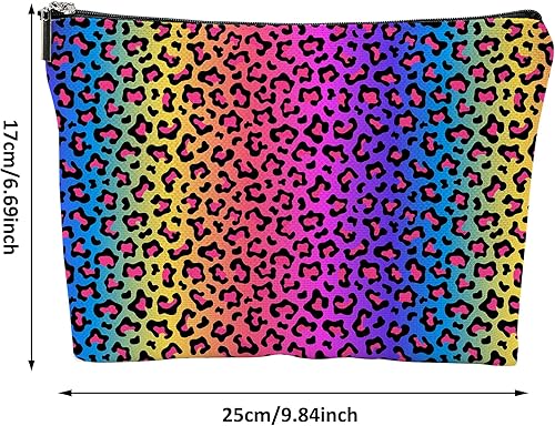 Miniatura 7 de Bolsa de maquillaje multicolor con mariposas personalizadas, bolsas de cosméticos con cremallera, bolsa de maquillaje impermeable, linda bolsa de