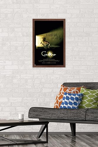 Miniatura 2 de Trends International Coraline - Póster de pared con texto en inglés Be Careful