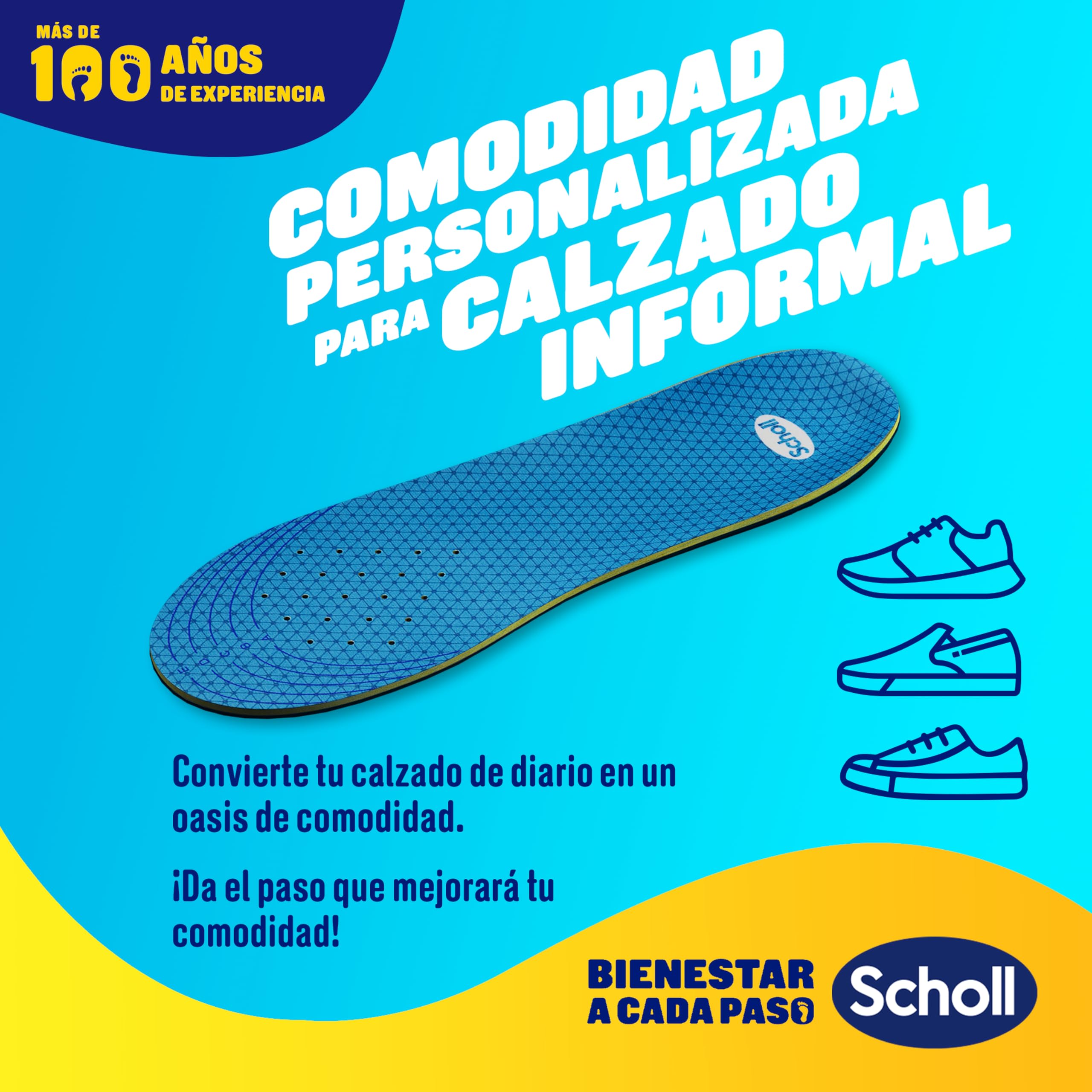 Scholl GelActiv Plantillas de Gel con Memory Foam Antifatiga Hombre Talla 40-46.5