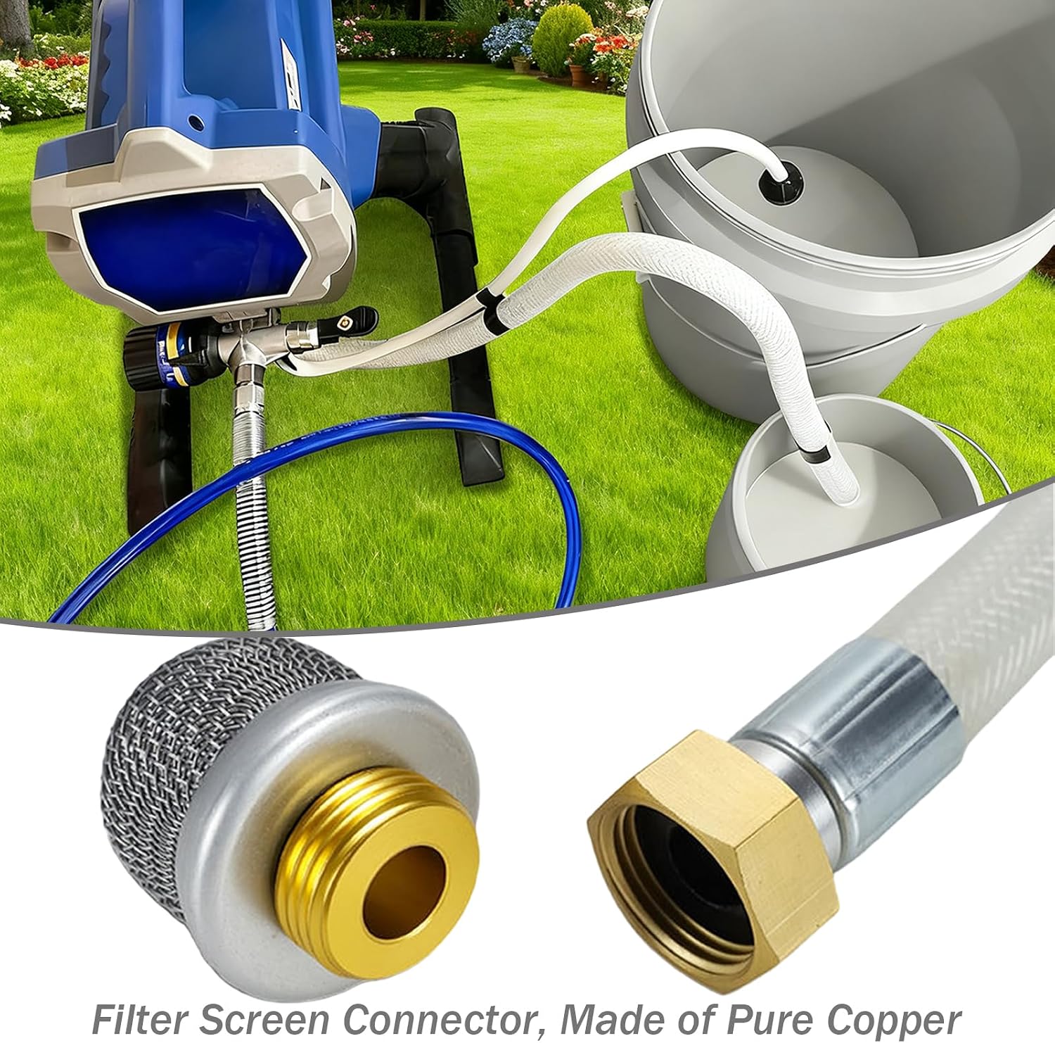 Suction Tube Kit for Graco Magnum Project Painter Plus, X5, X7, ProX17 & ProX19 Stand and Cart Airless Paint Sprayers