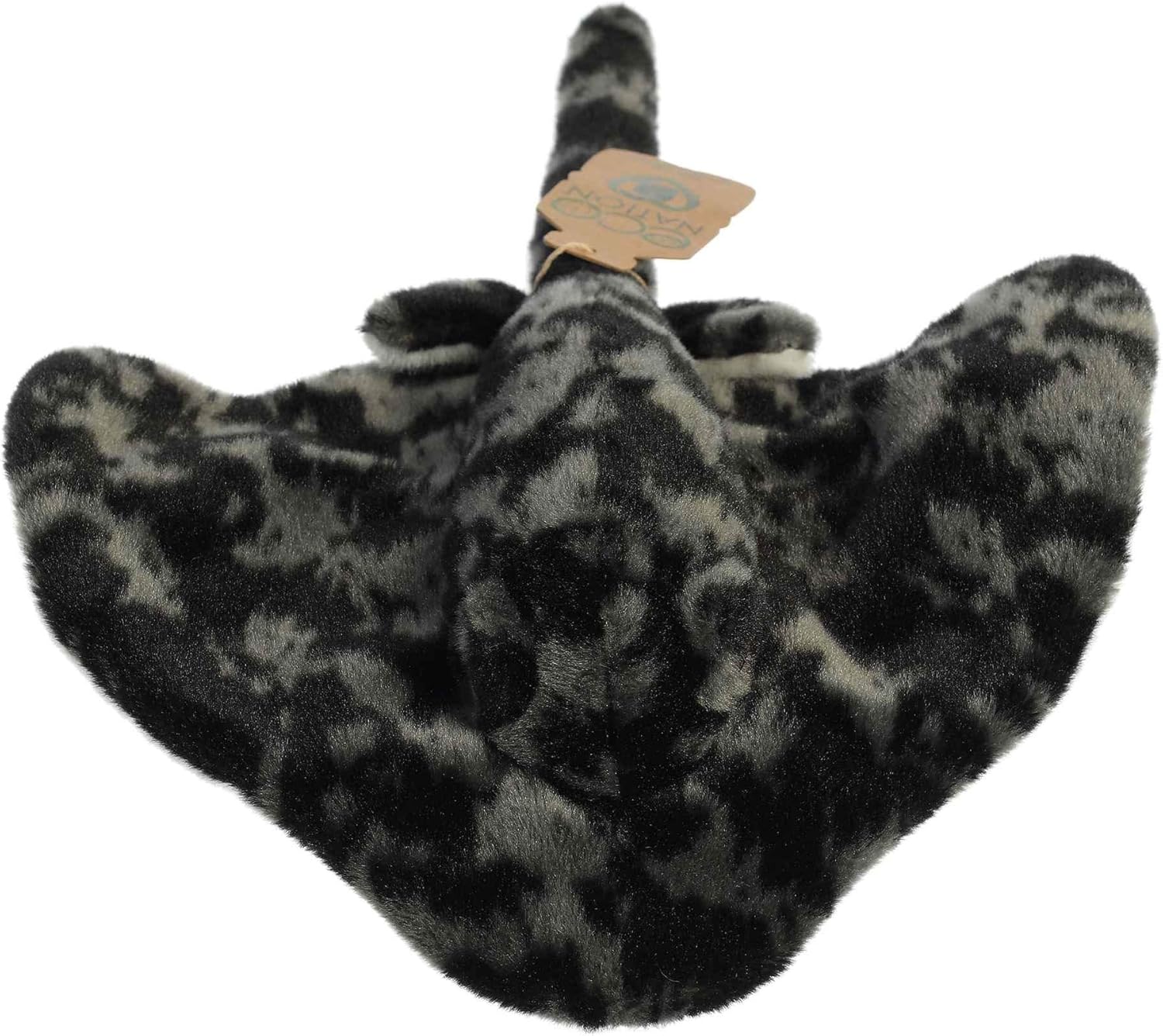 Aurora® Responsibly Made Eco Nation™ Stingray Stuffed Animal - Ideal for Playtime Adventures - Perfect for Birthdays or Just Because - Black 17.5 Inches