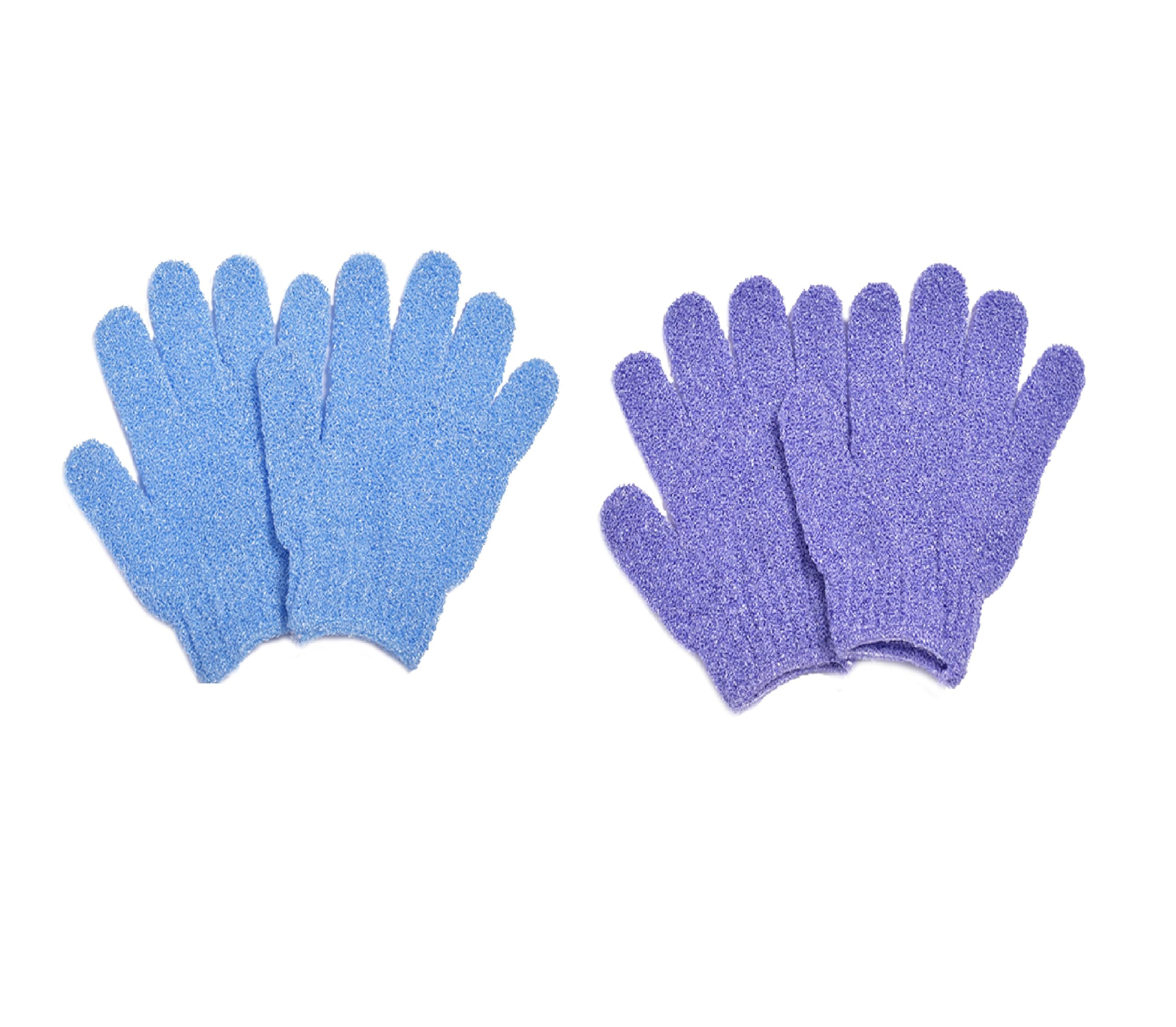 MobFest® Exfoliating Bath Gloves Tan Removal | Remove Dead Skin And Dirt | Deep Clean Exfoliating Glove - Multicolor (6)