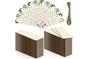 Engravable Wood Bookmarks for Personalized Gifts and DIY Crafts