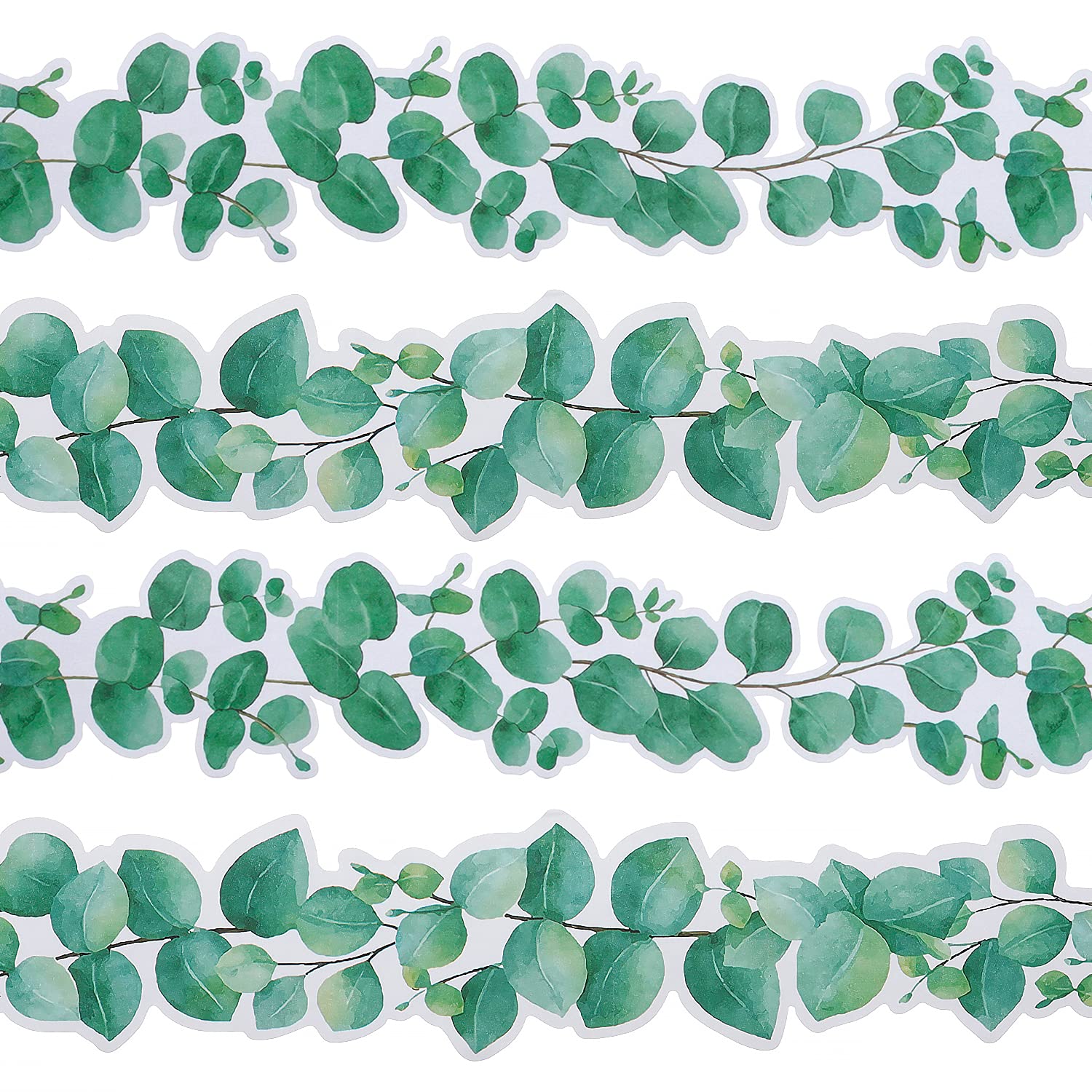 Buy Classroom Bulletin Board Borders Boho 72ft Eucalyptus Bulletin