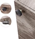 Heybly Cat Tree, Wood Litter Box Enclosure with Food Station, All-in-one Indoor Cat Furniture with Large Platform and Condo, Modern Style Cat Tower, Hammock, Rustic Gray HCT100SG