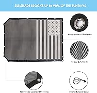 Vista 4 de Parasol de 2 puertas para Ford Bronco, cubierta superior de bikini de malla, cubierta superior de Bimini para accesorios Ford Bronco 2021 2022 2023