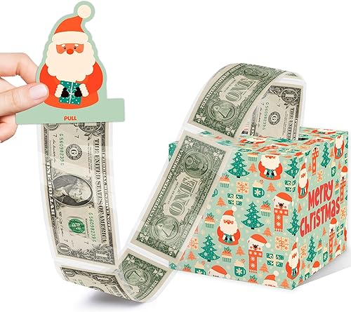 Miniatura 49 de Caja de dinero de feliz cumpleaños para regalo en efectivo, incluye tarjeta de feliz cumpleaños y 35 bolsas transparentes, divertido regalo