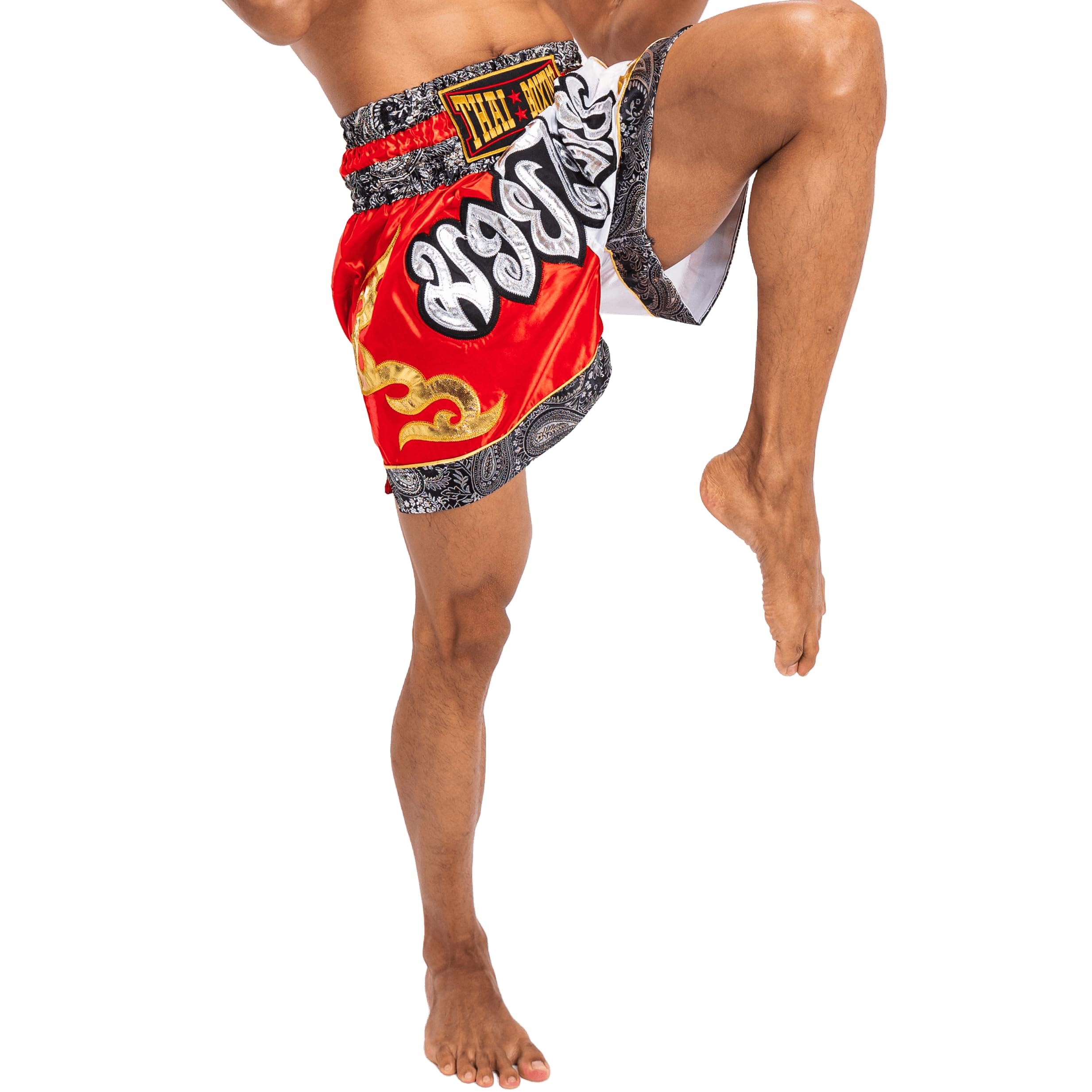 Short de boxe Muay Thai pour homme et femme Coupe ajustée MMA Boxe Entraînement Kickboxing Vêtements d'arts martiaux