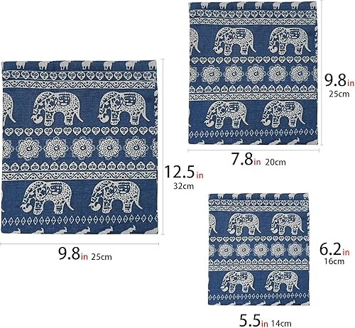 Miniatura 8 de CAIRIAC Bromas de algodón reutilizables con cordón de ajuste, bolsas de muselina con cordón para regalos, bolsas de regalo multiusos con cordón de