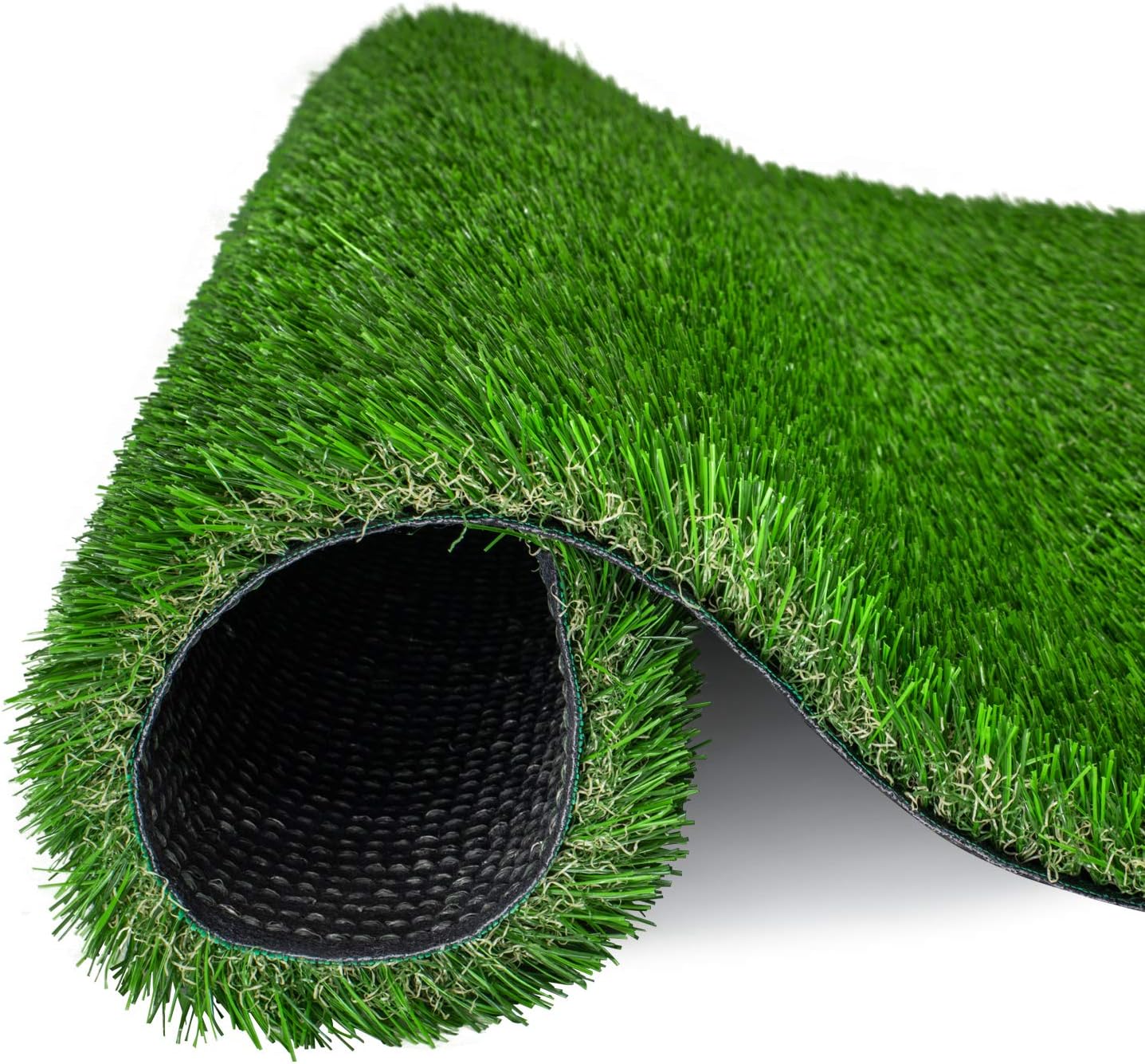 AMASKY Artificial Grass Turf 4 Tone Synthetic Artificial Turf Rug for Dogs Indoor Outdoor Garden Lawn Patio Balcony Synthetic Turf Mat for Pets (17 in x 24 in = 2.84 sq ft)