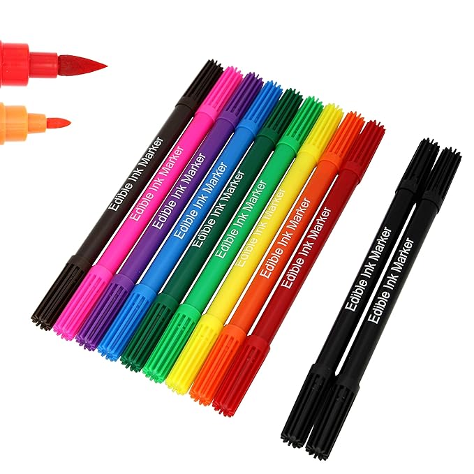 Amazon.com : Food coloring Pens, 11Pcs Double Sided Food Grade and ...