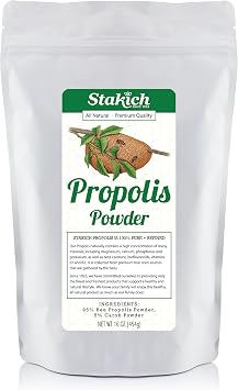 Stakich Bee Propolis Powder - 100% Pure Propolis - 1 Pound 16 Ounces