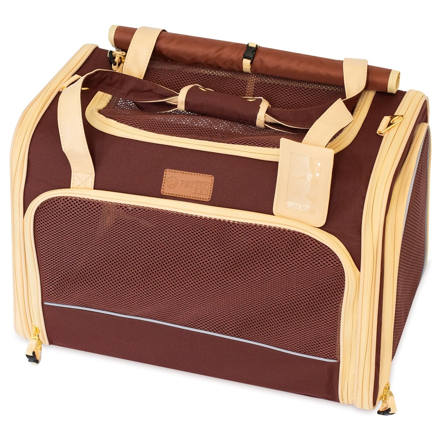Transportin Dog Cat Large Transportin Small Dog Medium Car Carriers for Cats Car Carrier Bag Approved for Airplane Cabin (L)