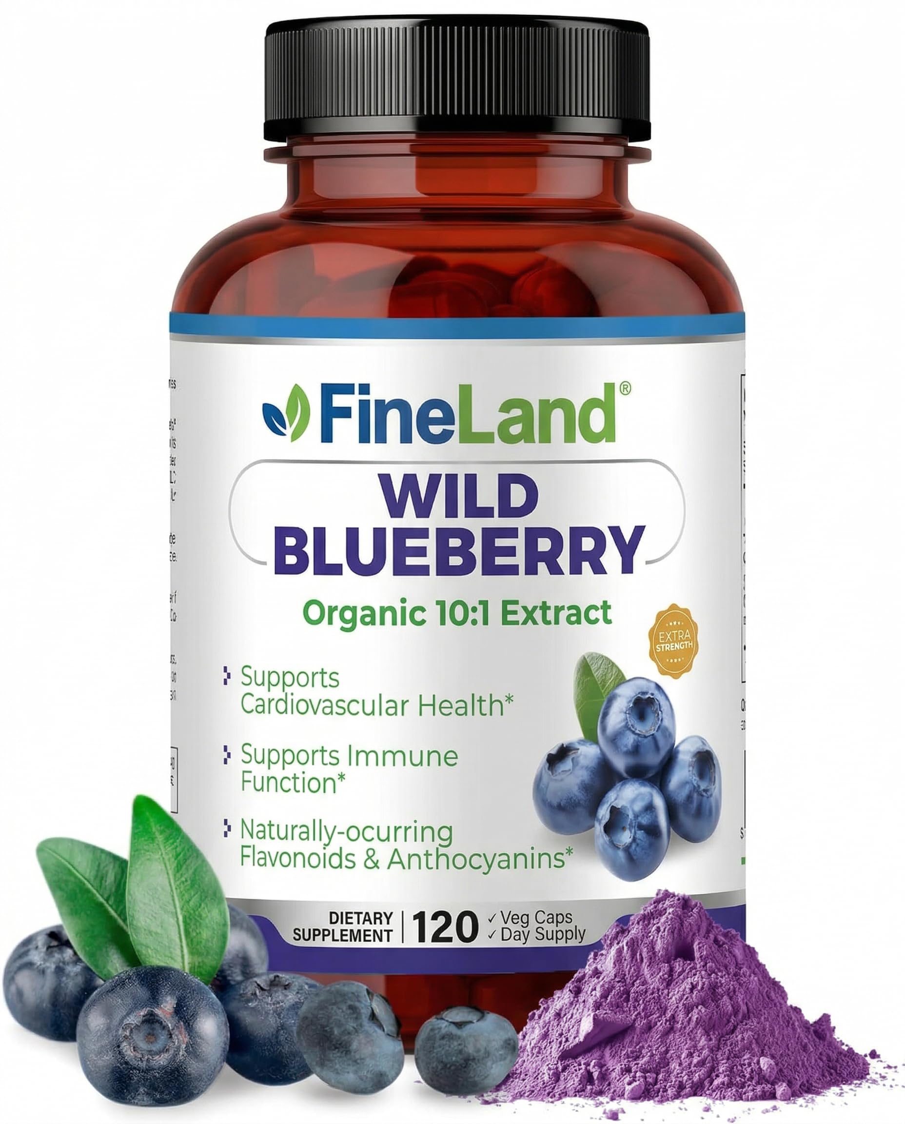 FineLand Wild Blueberry Extract bottle