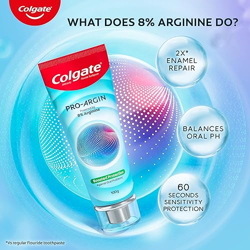 Miniatura 3 de Colgate Pasta de dientes Pro Argin, 2 veces fuerza de esmalte, protección mejorada contra sensibilidad, daño del esmalte, pH oral, caries (3.5 onzas)