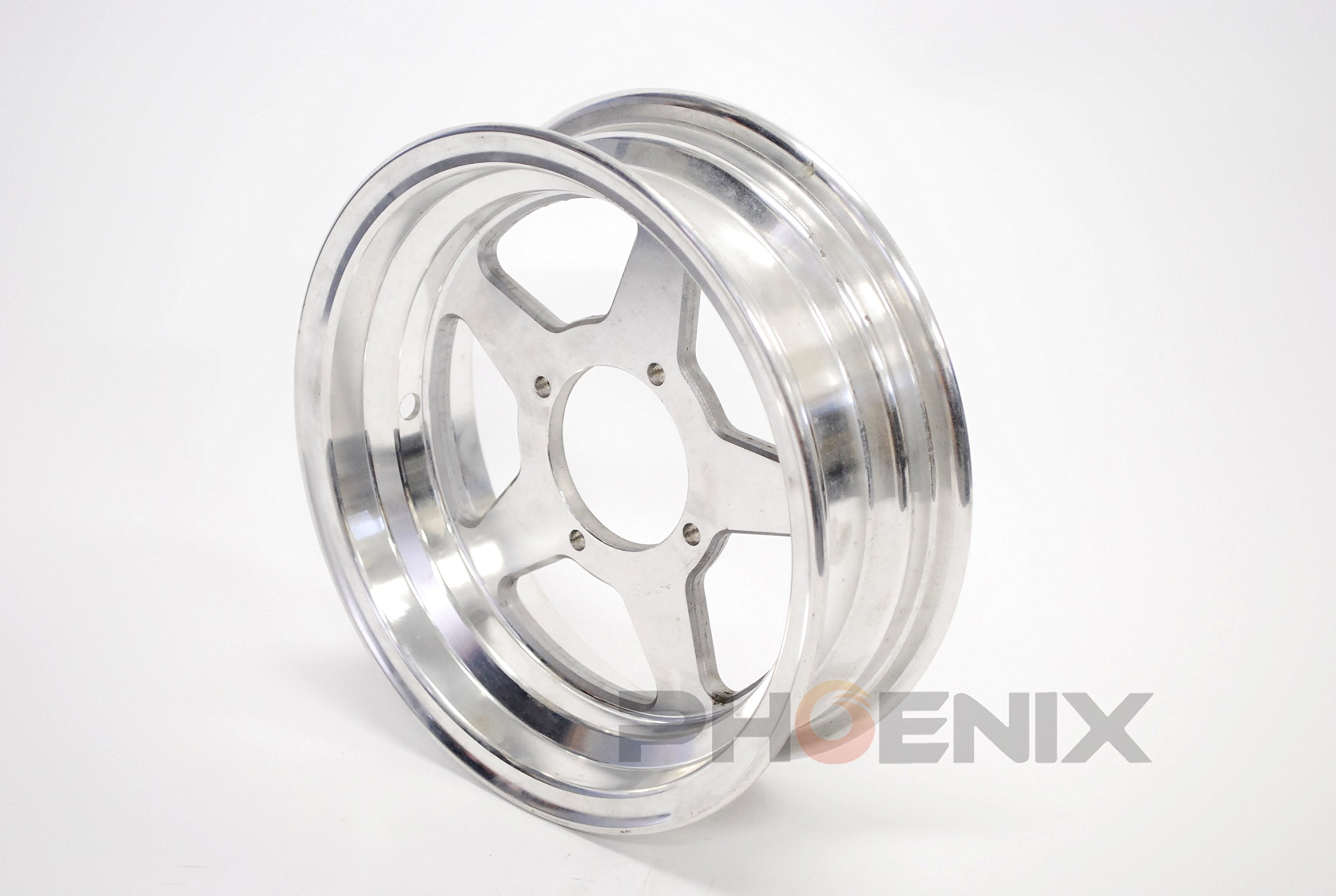 Amazon | PHOENIX ワイド ホイール 5本 スポーク 10インチ 2.5J アルミ 