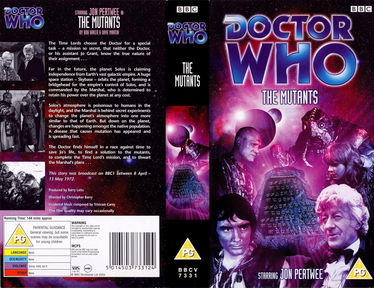 Dr Who - The Mutants [VHS] [1972]