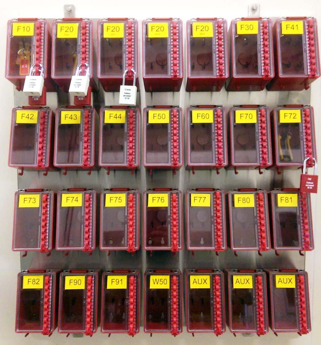 Brady Wall-Mount Group Lock Box for Lockout/Tagout, Plastic by Brady