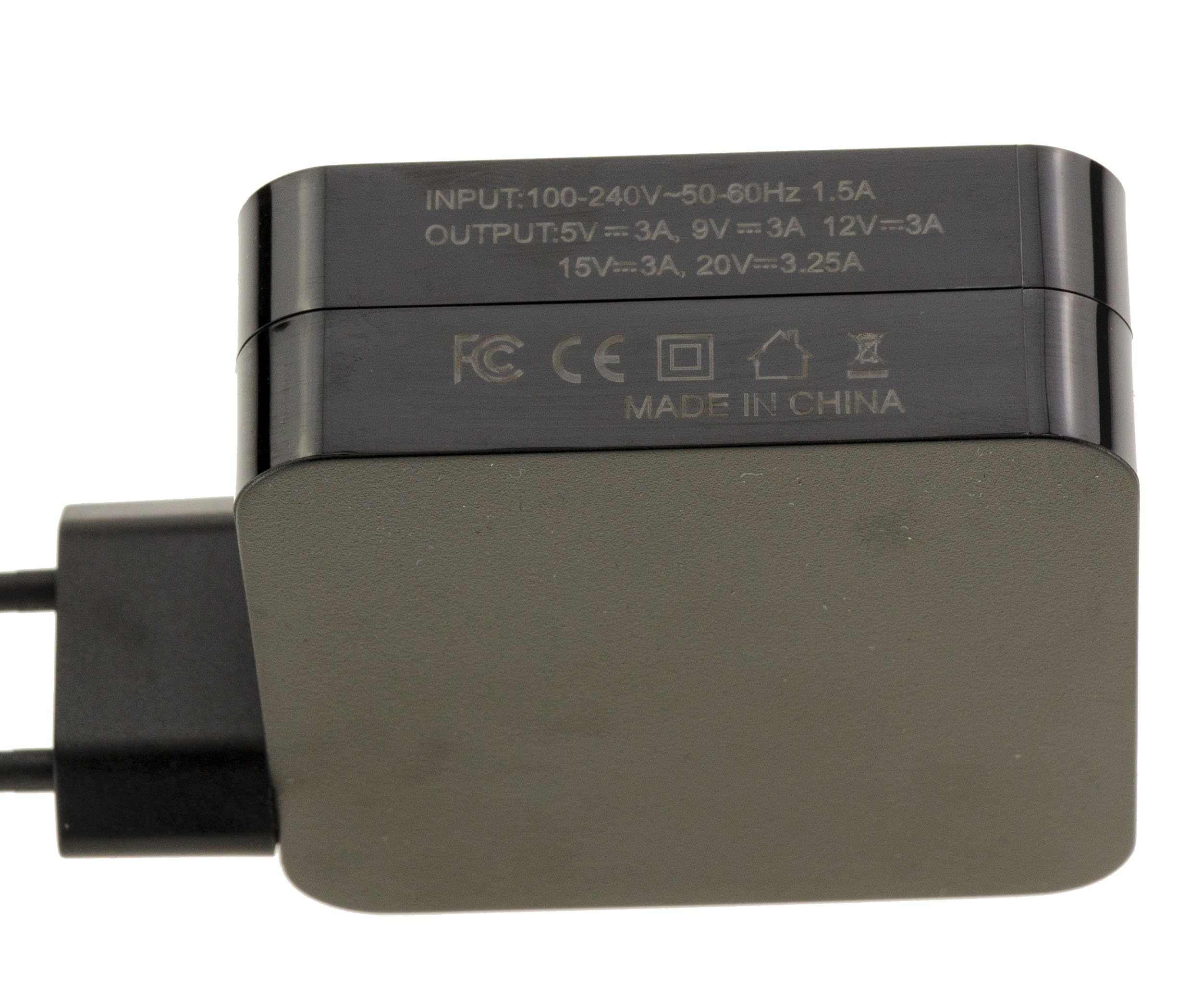 KALEA-INFORMATIQUE Zasilacz równoważny oryginalnemu, kompatybilny z laptopem ASUS – wtyczka USB C, moc 65 W i możliwe wyjścia: 20 V 3,25 A lub 15 V 3 A lub 12 V 3 A lub 9 V 3 A lub 5 V 3 A