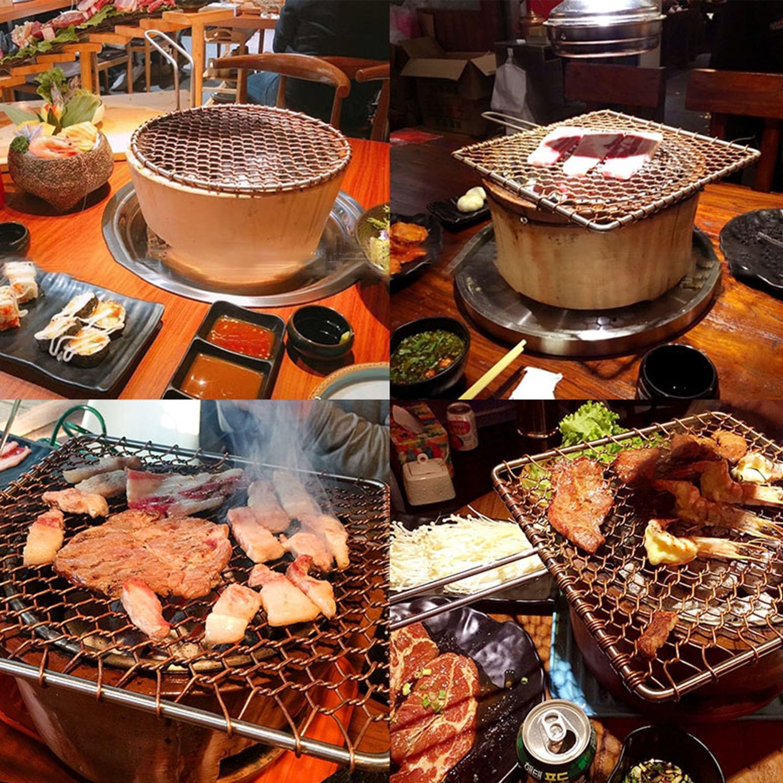 Przenośny grill Chal – Clete zestaw do gotowania na świeżym powietrzu na kempingu i grilla na podwórku, lekki i łatwy w użyciu, idealny do grillowania w ogrodzie