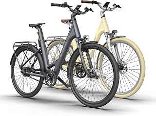 A Dece Oasis ADO ebike 28 Zoll, Air 28 E-Bike *2 Elektrofahrrad,345,00 Wh Akku, ebike Damen/Herren,1 Gang, 3,5-Zoll-IPS-Display,Momenten-Sensor, Riemenantrieb