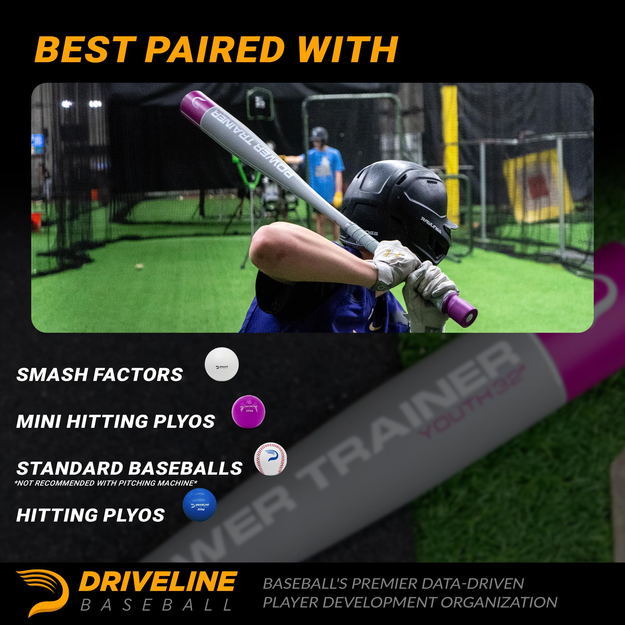 Amazon.com : Driveline Baseball Youth Power Trainer Bat - 30